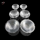 35mm Round LED Optical Lenses 4 In 1 PMMA PC Material For Focus Light