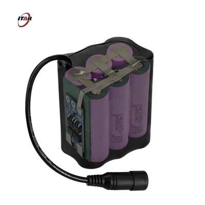 57.72Wh Li Ion 18650 Battery Pack 7.4 V For LED Lights Searching Lights