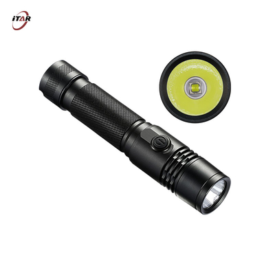 Portable Waterproof Torch Light , IP65 USB Charging Flashlight With 18650 Battery